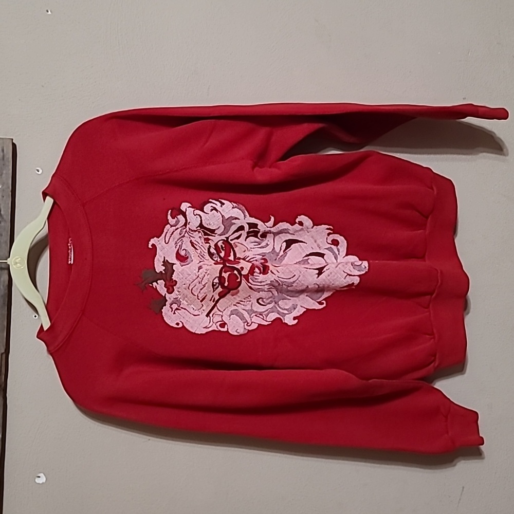 Vintage grandma sweatshirt with Santa